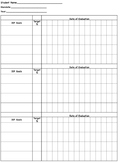 Speech and Language Daily Lesson Plan and Data Sheet Forms