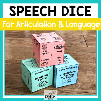 Preview of Speech and Language Dice Activity