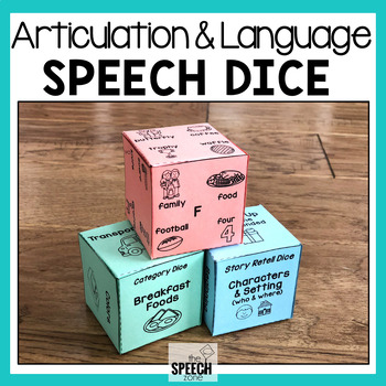 Preview of Speech and Language Dice Activity