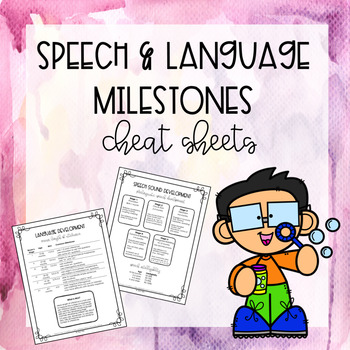 Preview of Speech and Language Milestones