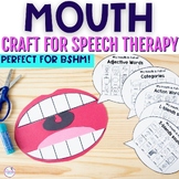 Speech and Language Mouth Craft for Speech Room Decorations