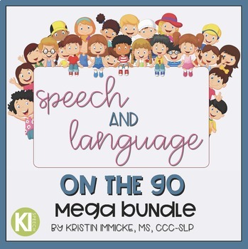 Preview of Speech and Language On the Go Mega Bundle