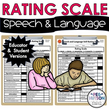 Preview of Speech and Language Rating Scale for Speech Therapy