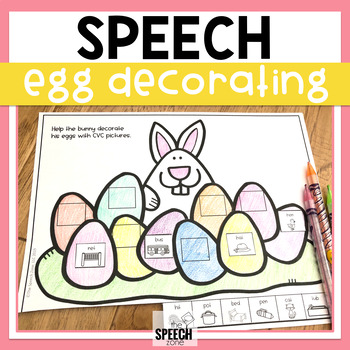 Preview of Speech Craft  Spring Easter Eggs