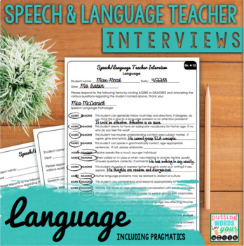 Preview of Speech and Language Teacher Interview | LANGUAGE for Educational Impact