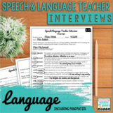 Speech and Language Teacher Interview | LANGUAGE for Educa