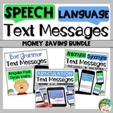 Speech and Language Text Messages Bundle