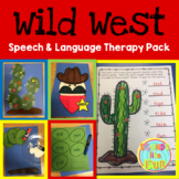 Speech and Language Therapy Pack: Wild West