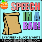 Speech in a Bag: Speech and Language Take Home Activities