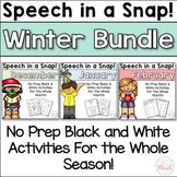 Speech in a Snap! Winter Bundle