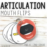 Speech sound mouth visuals - articulation cards- speech therapy