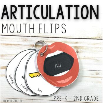 Preview of Speech sound mouth visuals - articulation cards- speech therapy