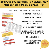 Project-based Speech to Inform Research/Synthesis/Public S