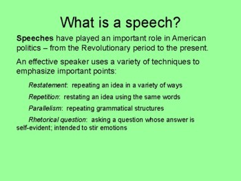 Speeches In American Literature Powerpoint Presentation Henry Franklin