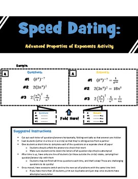 Preview of Speed Dating: Advanced Properties of Exponents