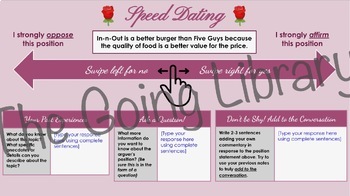 Preview of Speed Dating with Arguments (ACTIVITY - AP Lang / ERWC)
