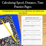 Speed, Distance, Time Calculations Practice Worksheets