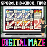 Speed Distance Time Digital Maze | Science Digital Mazes D