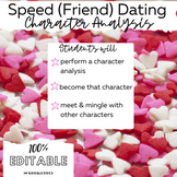 Speed (Friend) Dating-Character Meet & Greet-Character Analysis