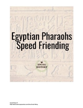 Preview of Egyptian Pharaohs Speed Friending