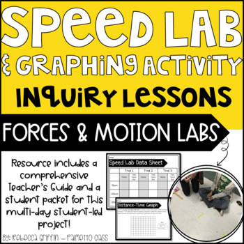 Preview of Speed Lab and Graphing Activity - Forces and Motion Project