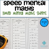 Year 4 Speed Mental Maths - Australian Curriculum