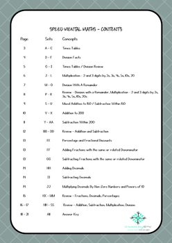 year 6 speed mental maths australian curriculum by resourcing time