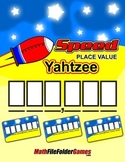 “Speed” Place Value Yahtzee {Place Value Game}
