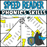 Speed Reader Sheets with different Phonics Skills: Superhe