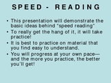 Speed Reading - Made Simple!