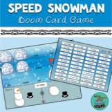Speed Snowman Boom Card Game: Speech therapy, articulation