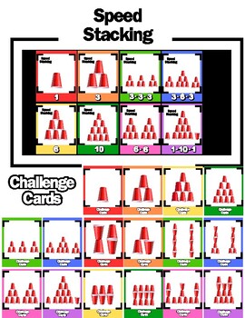 Preview of Speed Stacking / Cup Stacking Activities