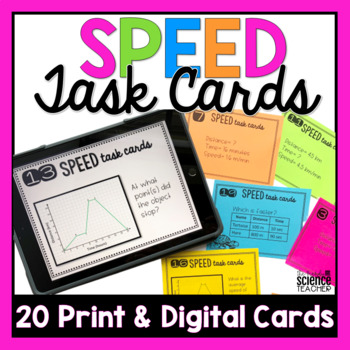 Preview of Speed Task Cards [Print & Digital]