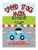 Speed Track Math- Fluency Drills for First Grade Math