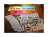 Speed, Velocity and Acceleration Card Activity