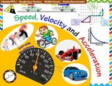 Speed, Velocity and Acceleration Unit: | Printable and Digital Distance Learning