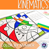 Speed and Acceleration Review (Kinematics) - Color by Number
