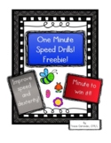 Speed and Dexterity Minute to Win it No Prep Printable Pac