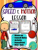 Speed and Motion Lesson Notes Slides and Activity Physical