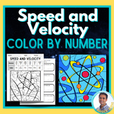 Speed and Velocity Color By Numbers | Physics