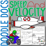 Speed and Velocity Doodle Docs Notes or Graphic Organizer
