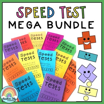 Preview of Speed test MEGA BUNDLE - Math Fluency | Operations Mental Maths