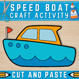 Speedboat Craft Template | Transportation Craft | Speedboa