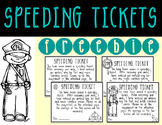 Classroom Management | Speeding Tickets - FREE