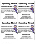 Speeding Ticket with Cents