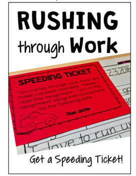 Preview of Speeding ticket