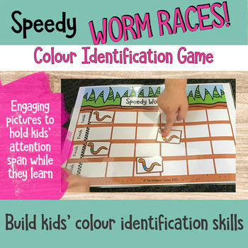 Speedy Worm Races Colour Identification Board Game | Pre-K & Kindergarten
