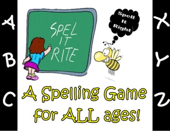 Preview of Spel It Rite (A Spelling Game for All Ages)