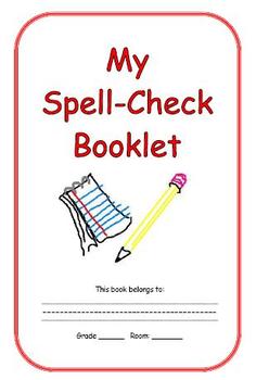 Preview of Spell Check Booklet (A Spelling Reference Book for Students)