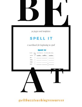 Preview of Spell It - Beginning spelling worksheets